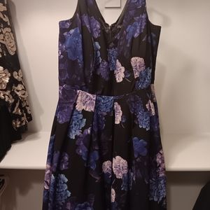 A line dress with built in crinoline